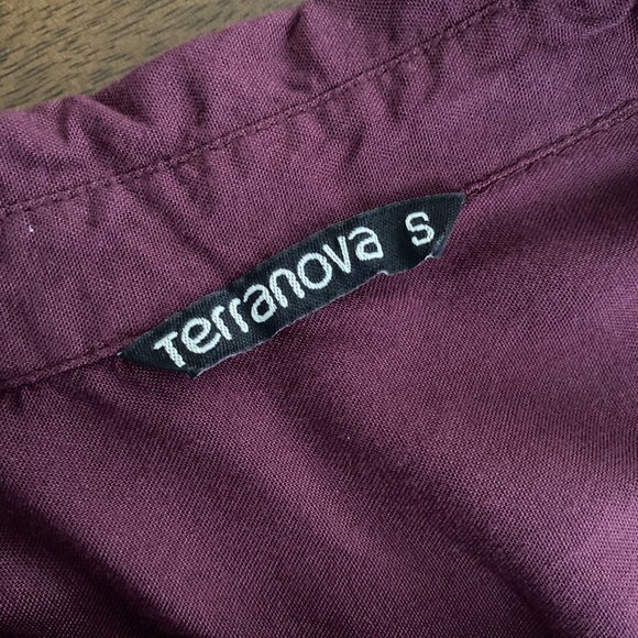 TERRANOVA Purple Button Down Shirt Women - Picture 8 of 10